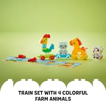 LEGO DUPLO Animal Train Educational Toy for Toddlers