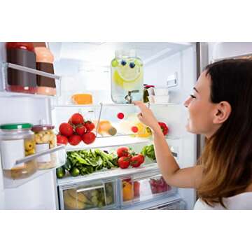 1 Gallon Glass Water Dispenser Perfect for Gatherings