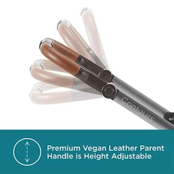 Contours Legacy Convertible Modular Baby & Toddler Stroller, Single to Double Design, Reversible Seating, Infant Car Seat Compatibility, Spacious Storage, Height Adjustable Handle - Graphite Gray