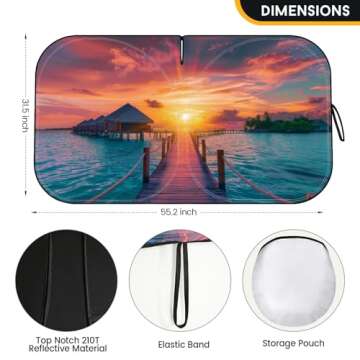 Superior Car Windshield Sun Shade for Ultimate Sun Protection