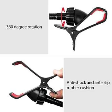 Flexible Cell Phone Clip-On Stand Holder for All Devices