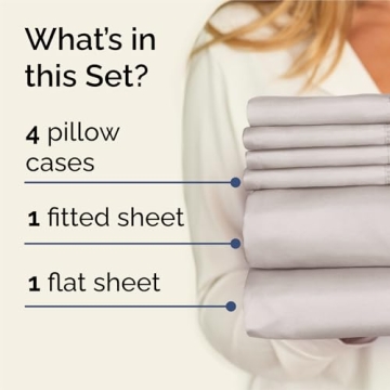 Luxury King 6 Piece Bed Sheet Set - Soft & Affordable