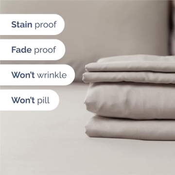Luxury King 6 Piece Bed Sheet Set - Soft & Affordable