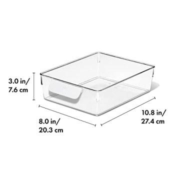 OXO Fridge Organization Bin - Ideal for Deli Meats and Cheeses