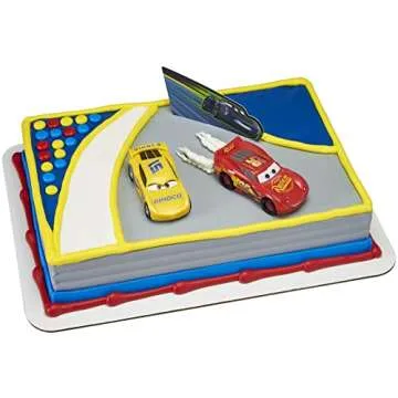 DecoPac Disney Cars 3 Cake Topper - Lightning McQueen & Cruz