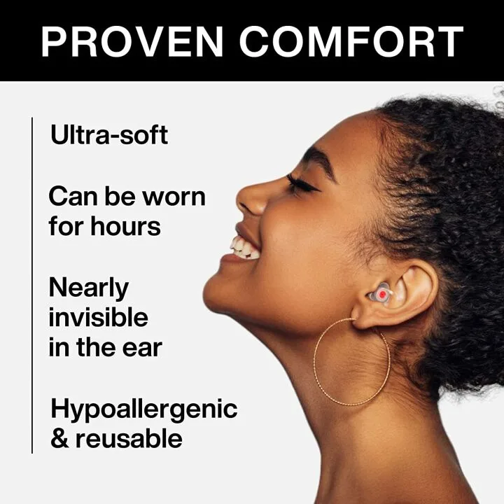 High Fidelity Concert Ear Plugs - 26dB Noise Reduction