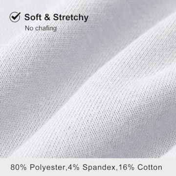 DIBAOLONG Women's Knee Length Yoga Shorts with Pockets