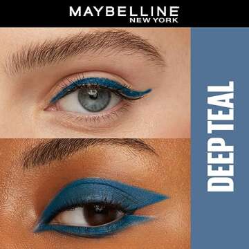 Maybelline TattooStudio Long-Lasting Sharpenable Eyeliner Pencil, Glide on Smooth Gel Pigments with ...