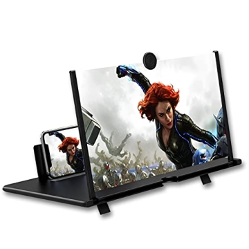 Kairry 12" Screen Magnifier for Smartphone 3D HD Mobile Phone Screen Magnifier Video Expandable HD S...