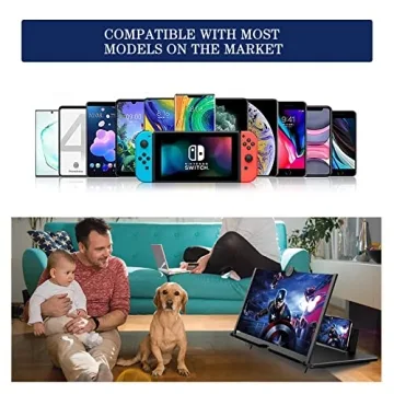 Kairry 12" Smartphone Magnifier for HD Viewing Experience