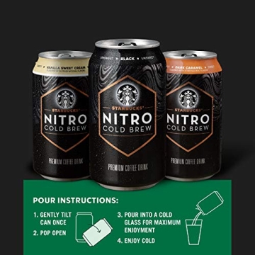 Starbucks Nitro Cold Brew Vanilla Sweet Cream in Cans