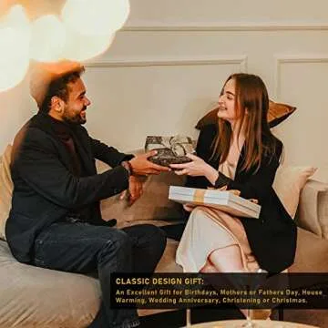 TOOWELL Set of 2 Whiskey Glasses - 11oz Bourbon Tumblers