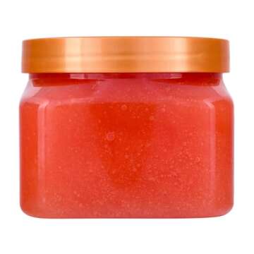 Tree Hut Peach Sorbet Shea Sugar Scrub | Exfoliating Body Scrub Removes Dead, Dry Skin for a Soft & Hydrated Feel | Nourishing Essential Body Care | 18 fl oz.