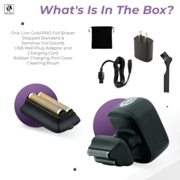 Skull Shaver One Lion Gold PRO - The Ultimate Men's Foil Shaver