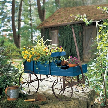 Amish Wagon Decorative Indoor/Outdoor Planter for Gardens