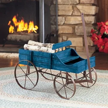 Amish Wagon Decorative Indoor/Outdoor Planter for Gardens