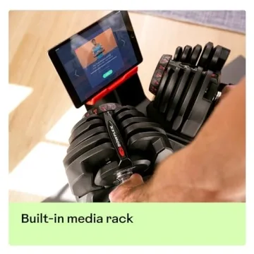 BowFlex SelectTech Stand with Media Rack for Dumbbells