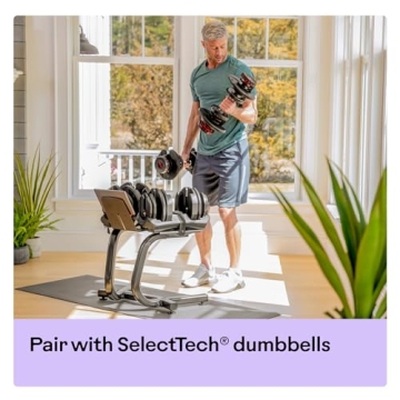 BowFlex SelectTech Stand with Media Rack for Dumbbells