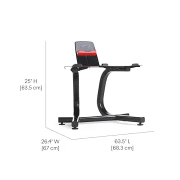 BowFlex SelectTech Stand with Media Rack for Dumbbells