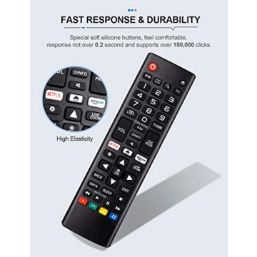 Reliable Universal Remote for LG Smart TVs - Easy Setup