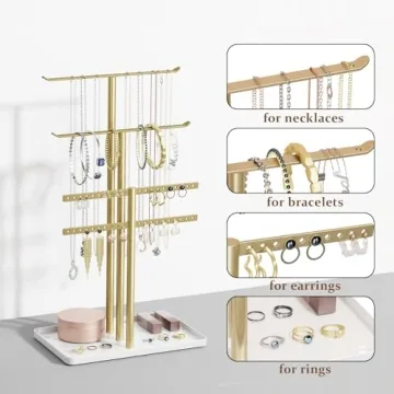 pickpiff Jewelry Stand: Elegant Organizer for Women