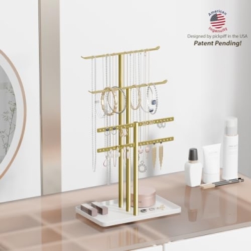 pickpiff Jewelry Stand: Elegant Organizer for Women