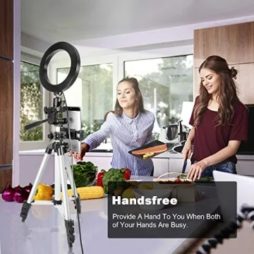 Buy GLCON LED Ring Light with Phone Holder Today