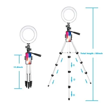 Buy GLCON LED Ring Light with Phone Holder Today