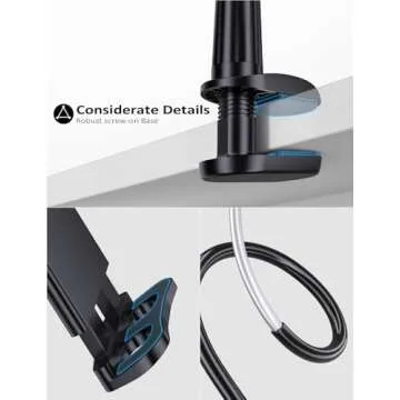 Tryone Gooseneck Tablet Holder for Easy Hands-Free Viewing