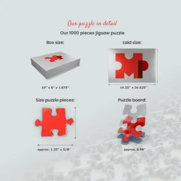 Premium 1000-Piece Jigsaw Puzzle - Vintage Italy Collage