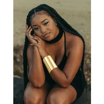 CASDAN 2Pcs Cuff Bangle Bracelet for Women Open Wide Bracelets Gold and Silver Adjustable Wrist Cuff Wrap Bracele