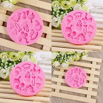Cute Baby Silicone Fondant Cake Molds for All Baking Needs