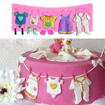 Cute Baby Silicone Fondant Cake Molds for All Baking Needs