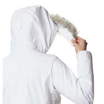 Columbia Women's Ava Alpine Insulated Jacket, White/Cirrus Grey, X-Large