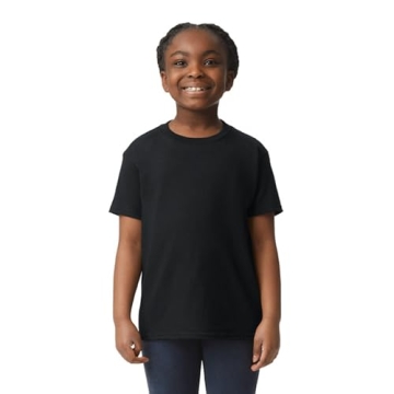 Gildan Youth Heavy Cotton T-Shirt 2-Pack Black X-Small