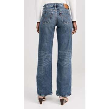 Levi's Women's Low Loose Jeans, Living The Good Life, Blue, 25