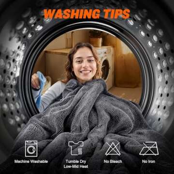 SMINDER 2-Pack 1200 GSM Car Drying Towels – Microfiber Towels for Cars (36" x 24"), Ultra-Absorbent, Streak-Free, Scratch-Free, No Water Spots, Double-Twist Pile & Edgeless Design