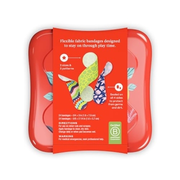 Welly Dino Bandages | Fun First Aid for Kids | 48 Count