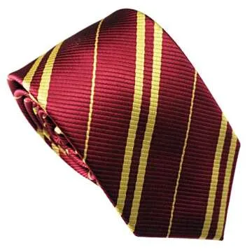 LilMents 4 Pack Pinstriped Formal Necktie Tie Set (Multicolored Set A)