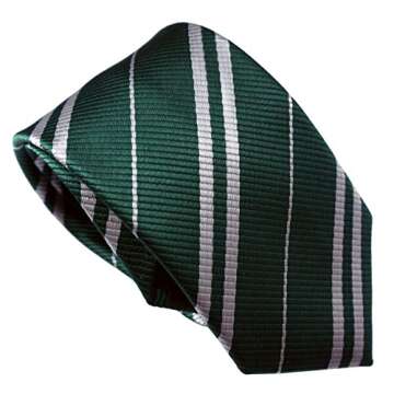 LilMents 4 Pack Pinstriped Formal Necktie Tie Set (Multicolored Set A)