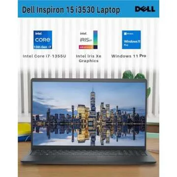 Dell Inspiron 15 Business Laptop with Touchscreen and i7