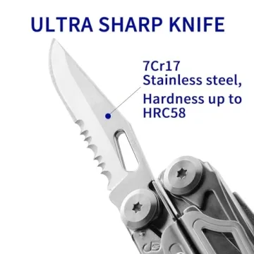 ROCKTOL 22-in-1 Multitool - Perfect for Camping & Survival