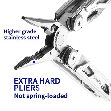 ROCKTOL 22-in-1 Multitool - Perfect for Camping & Survival