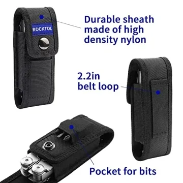 ROCKTOL 22-in-1 Multitool - Perfect for Camping & Survival