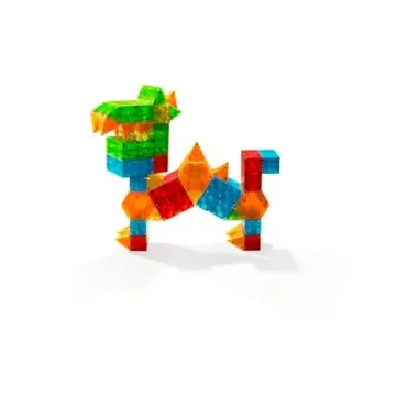 Magna-Qubix 85-Piece Magnetic Construction Set for Kids