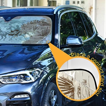 WELLDAY Sunshade for Windshield Keeps Your Car Cool