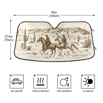 WELLDAY Sunshade for Windshield Keeps Your Car Cool