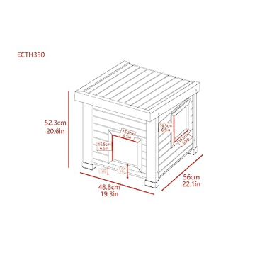 Albany EcoFLEX Outdoor Cat House for Feral Cats