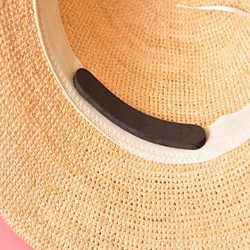 FASHIONROAD 30Pcs Hat Size Reducer, Hat Size Tape Foam Reducing Tape for Hats Caps Sweatband (Black and White)