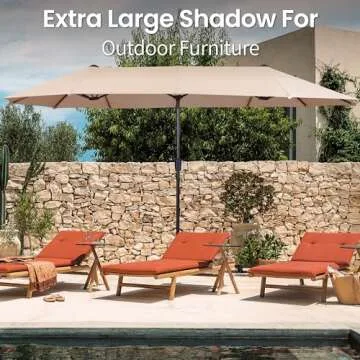 PHI VILLA Outdoor Patio Dining Table and Chairs Set with Umbrella, Heavy Duty 8 Piece Patio Dining Set for 6-6 Extra Large Patio Swivel Chairs, 1 Rectangular 60"x 38" Patio Metal Table & 1 Umbrella